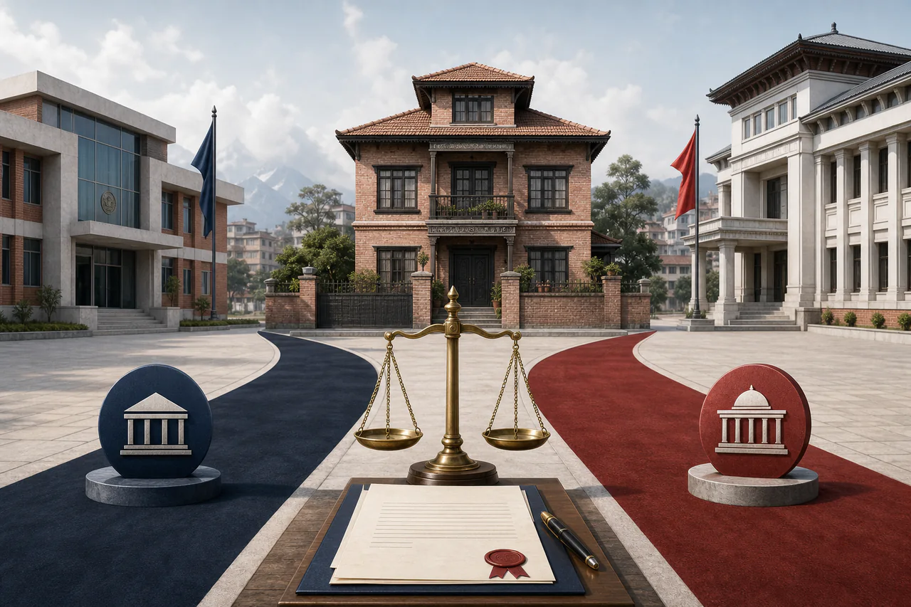 A Kathmandu house between local and federal institutions in Nepal's house-rent tax dispute