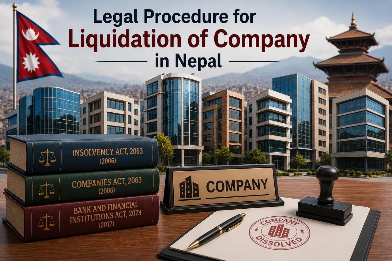 Legal procedure for company liquidation in Nepal