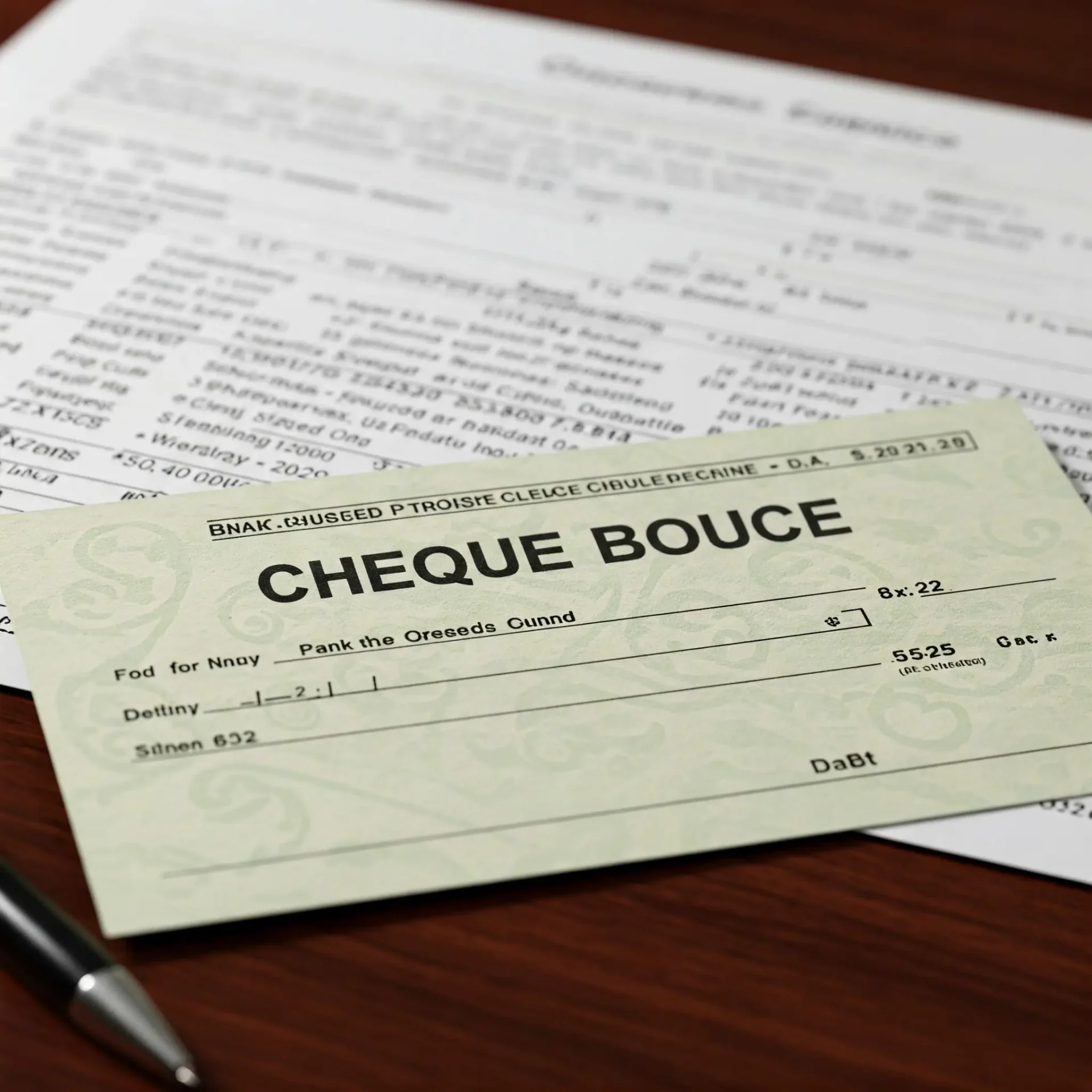 Illustration about cheque bounce law and procedure in Nepal